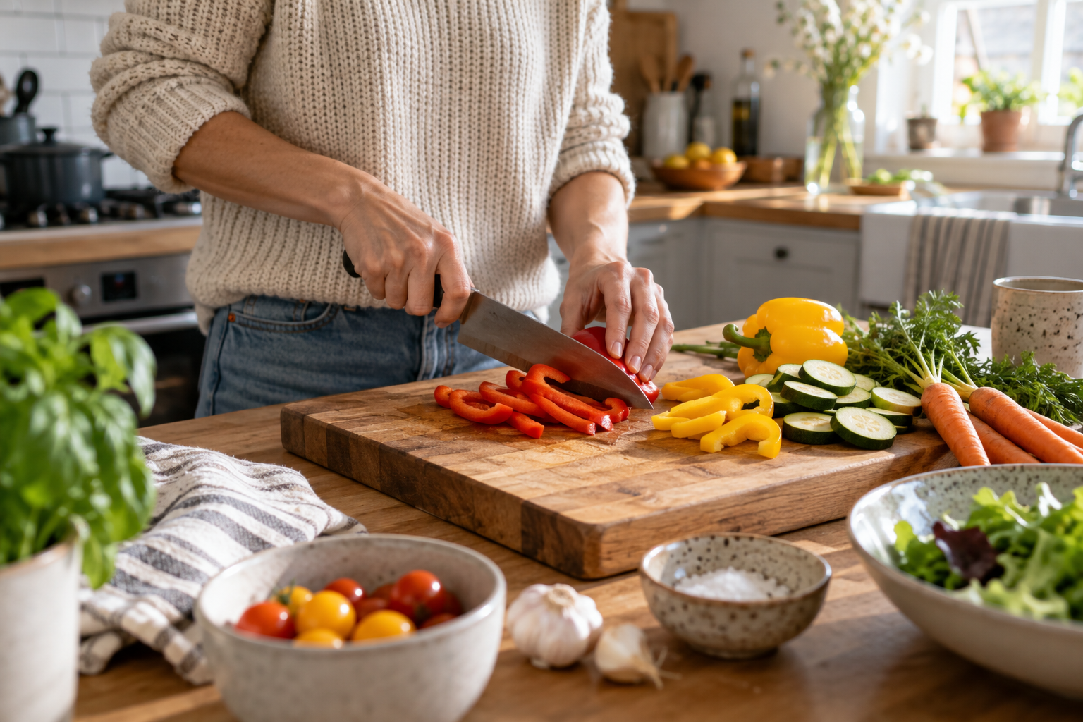 How to Choose an Everyday Cutting Board That Stays Put