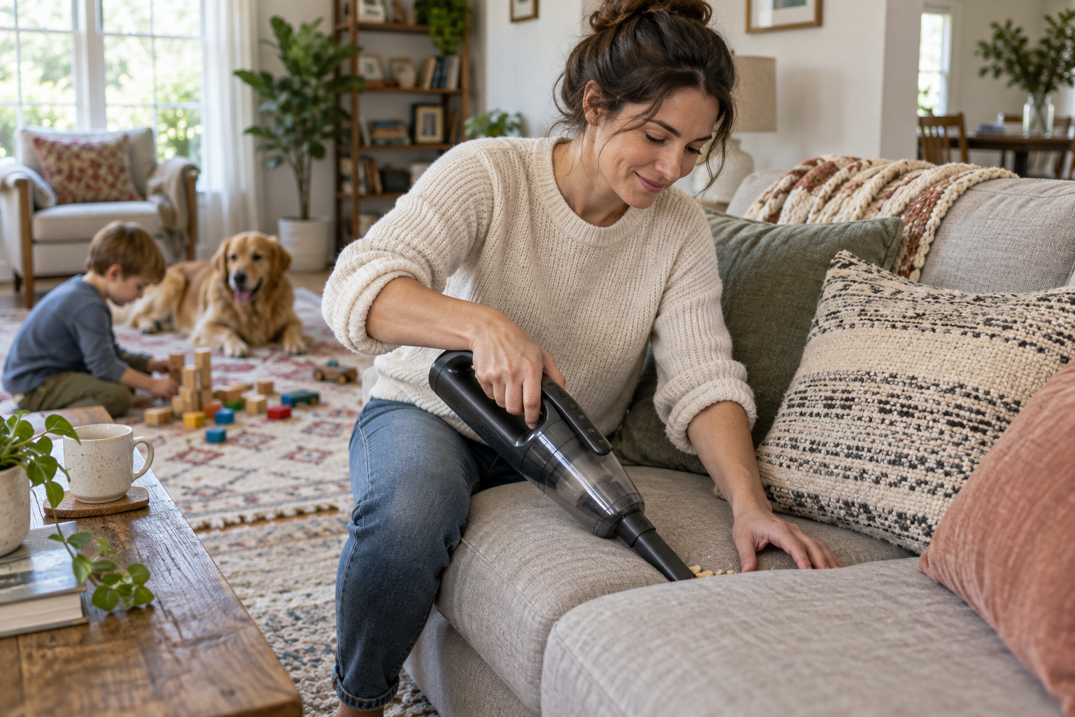 A Handheld Vacuum for the Sofa, Car, and Stairs