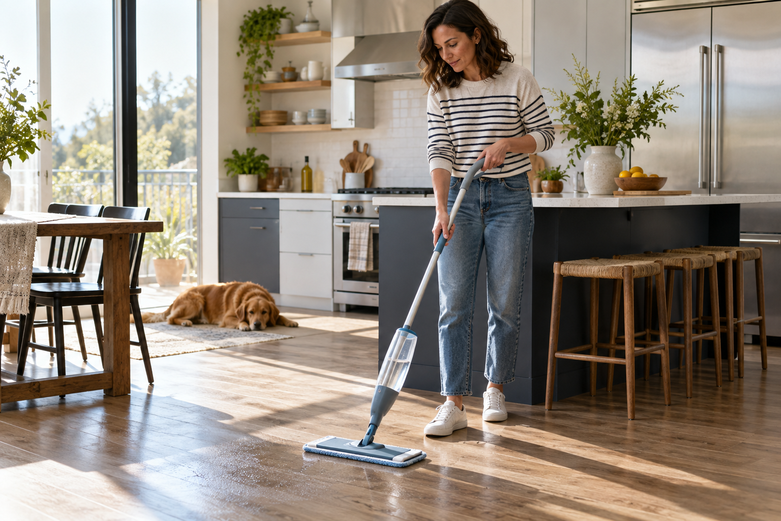 Is a Spray Mop Right for Apartment Hard Floors?